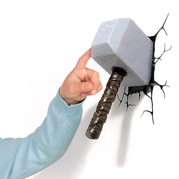 3D Deco Superhero Wall Lights